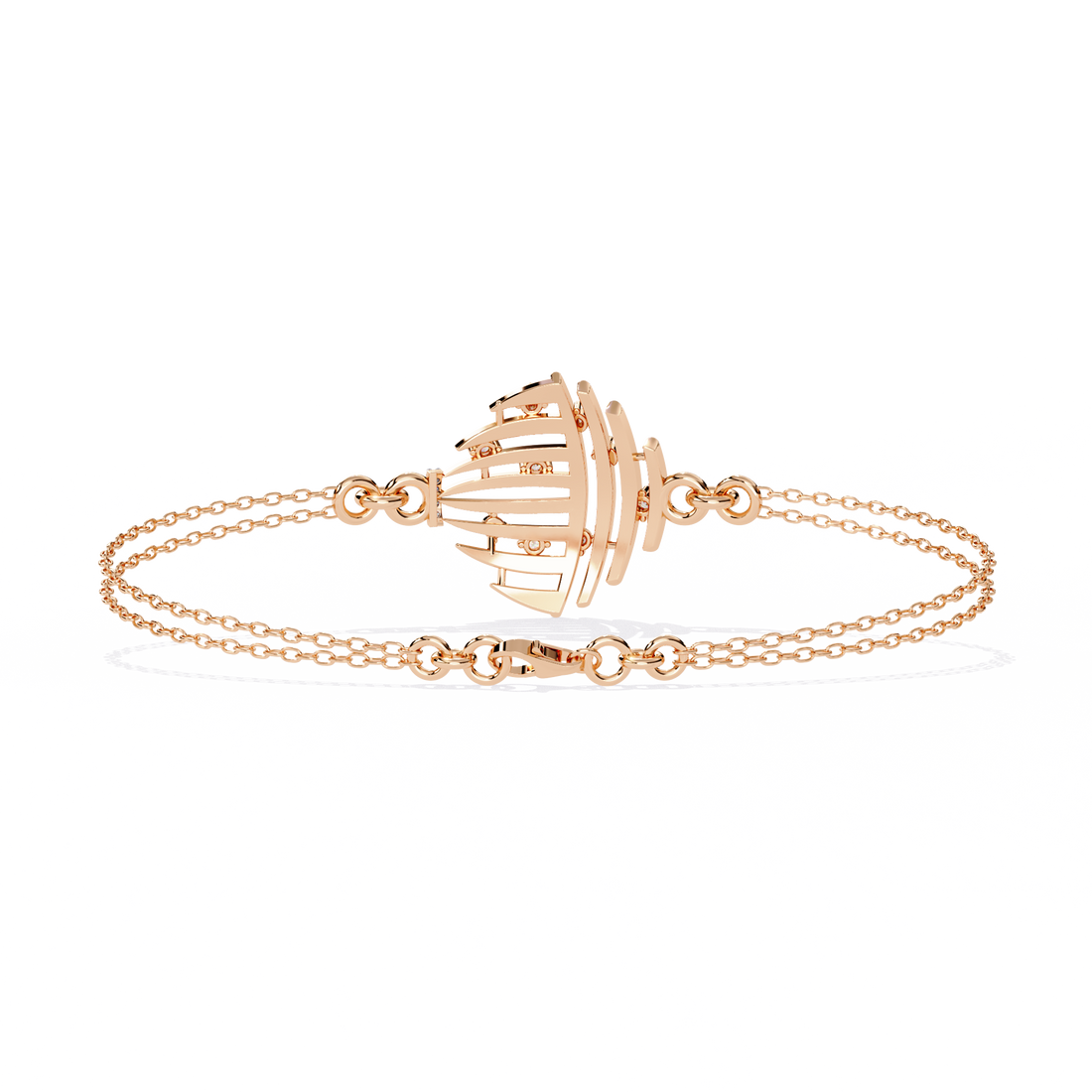 Fabulous  Bracelet With 18k Gold  Lab Grown Diamond.