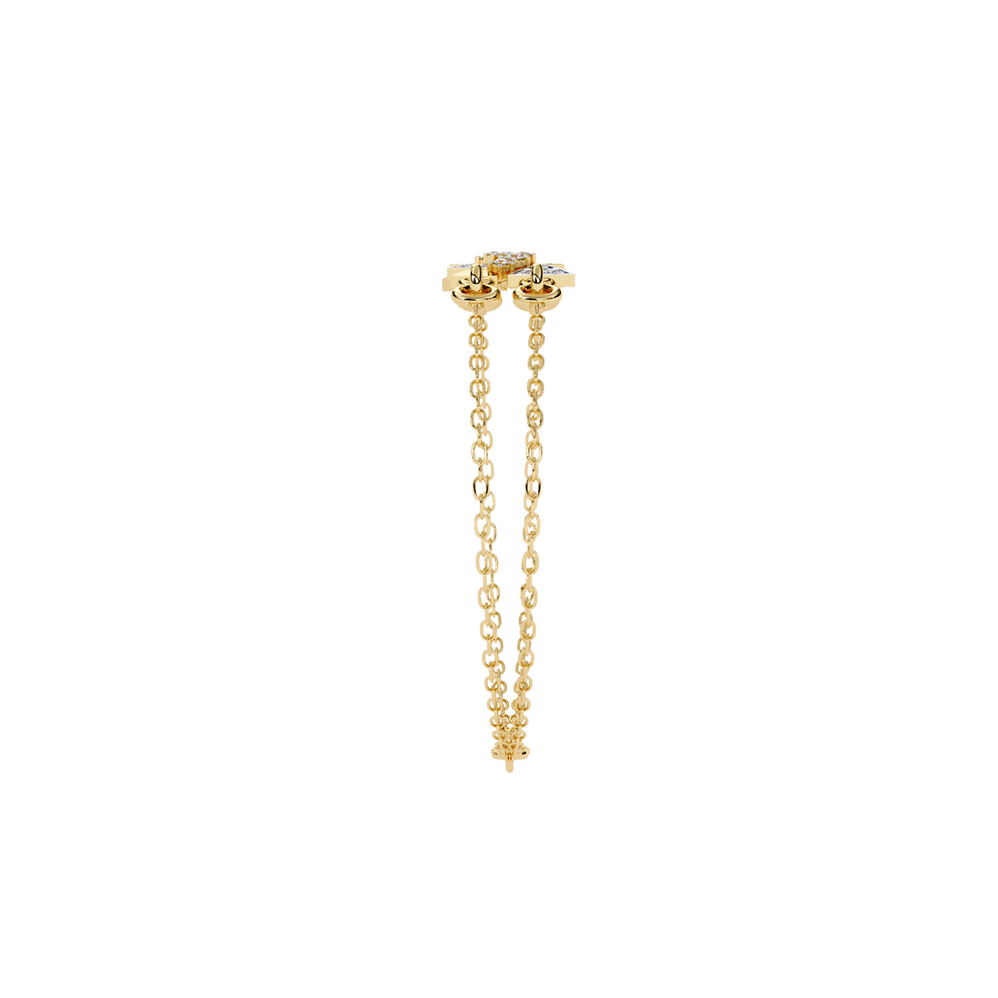 Fabulous  Bracelet With 18k Gold  Lab Grown Diamond.
