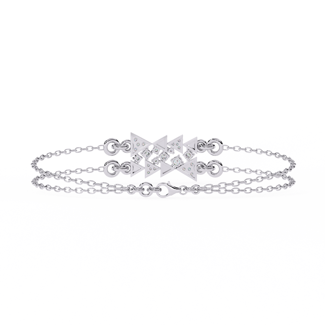 Fabulous  Bracelet With 18k Gold  Lab Grown Diamond.