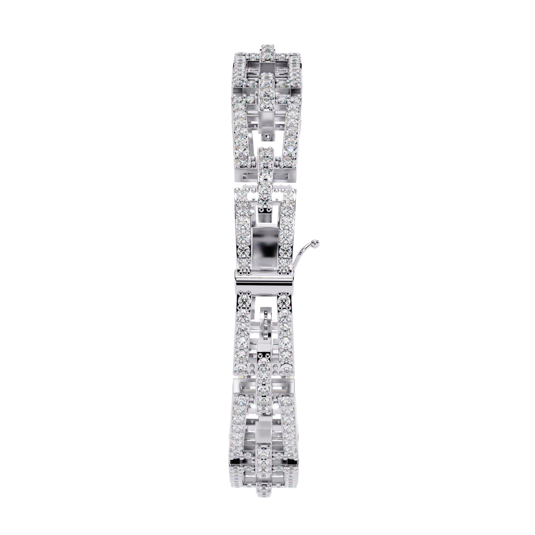 Fabulous  Bracelet With 18k Gold  Lab Grown Diamond.