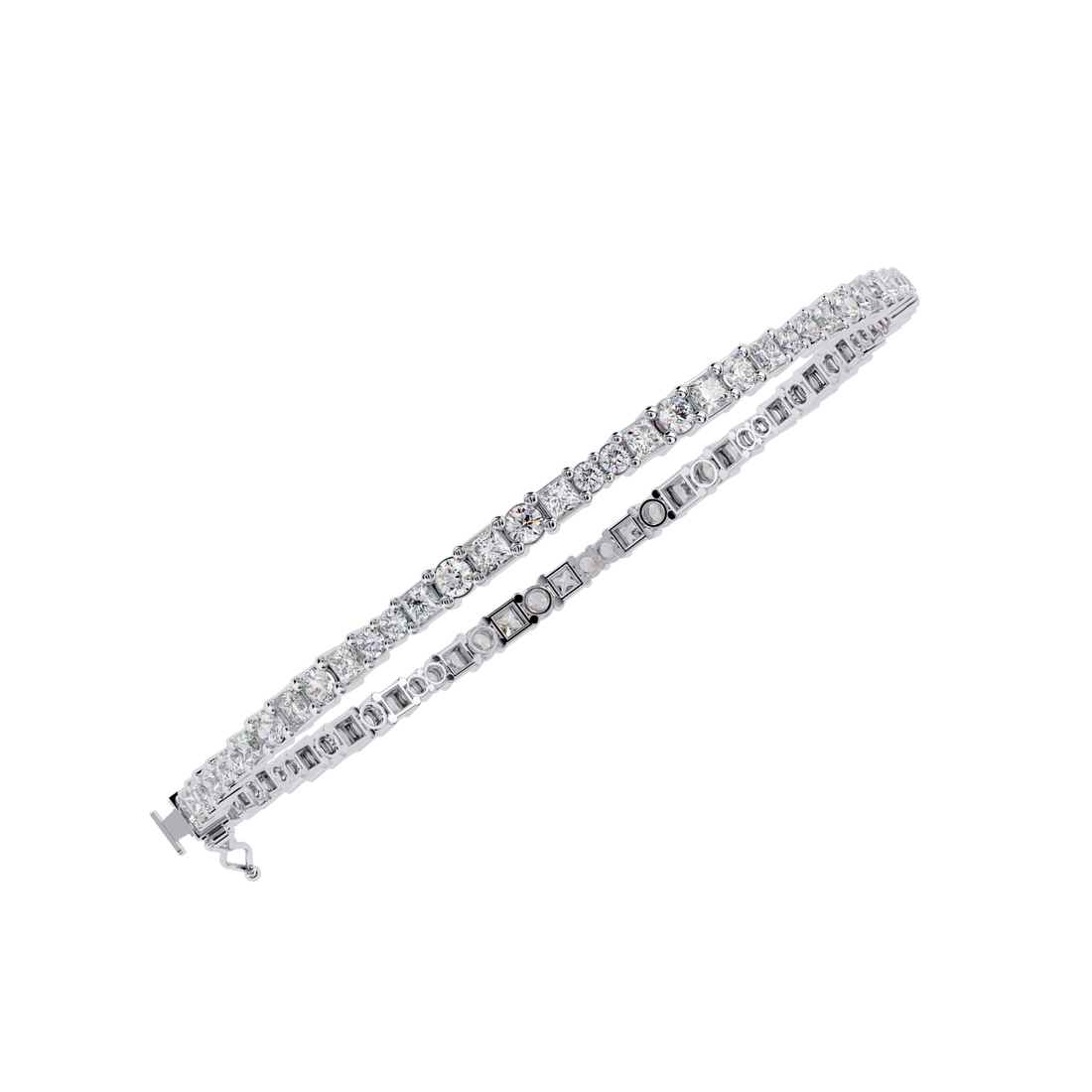 Fabulous  Bracelet With 18k Gold  Lab Grown Diamond.