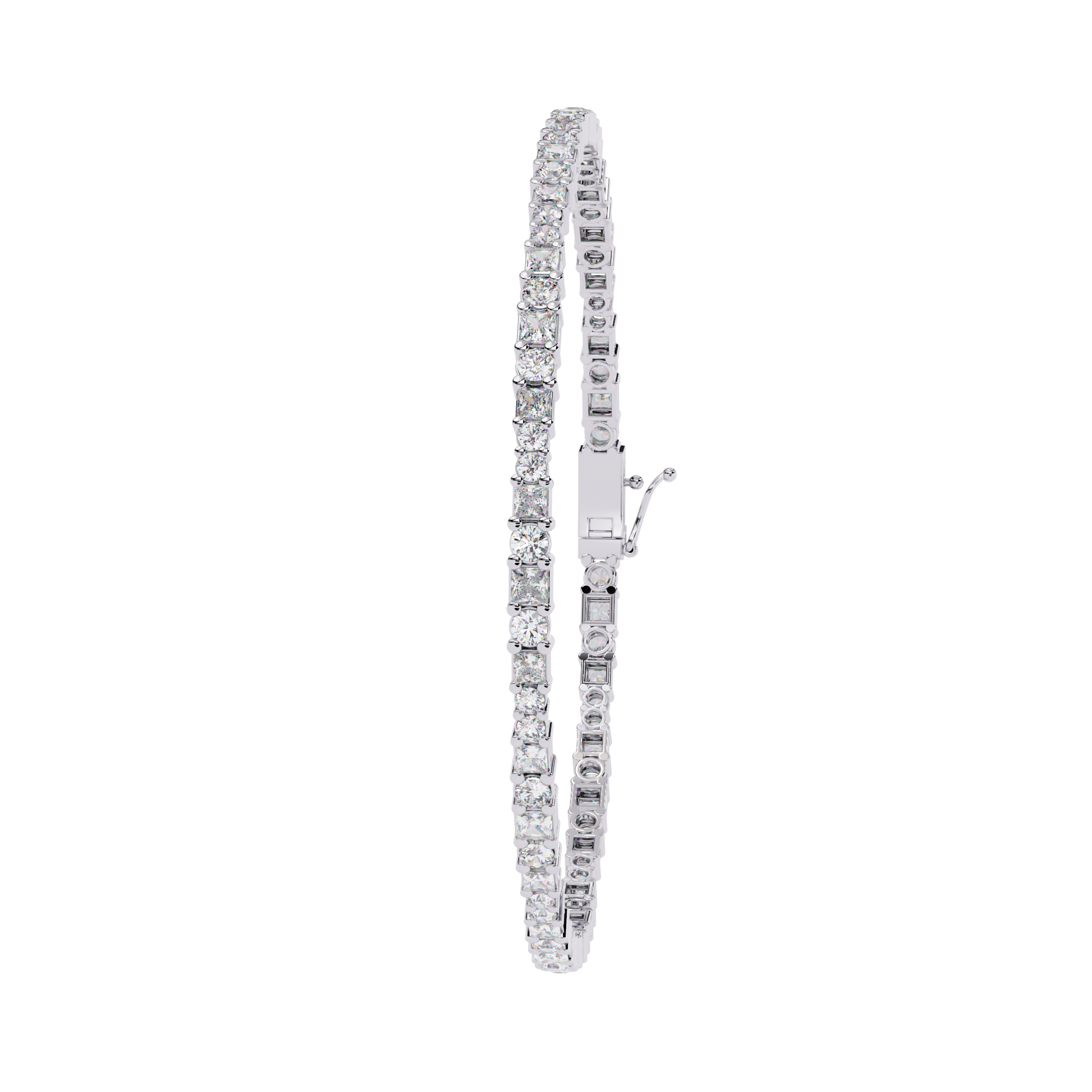 Fabulous  Bracelet With 18k Gold  Lab Grown Diamond.