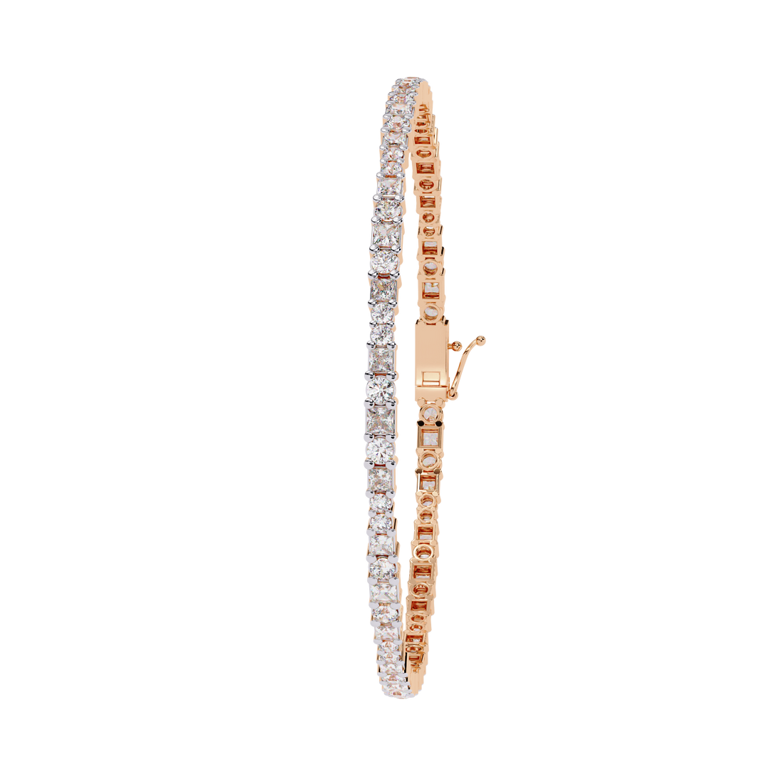 Fabulous  Bracelet With 18k Gold  Lab Grown Diamond.