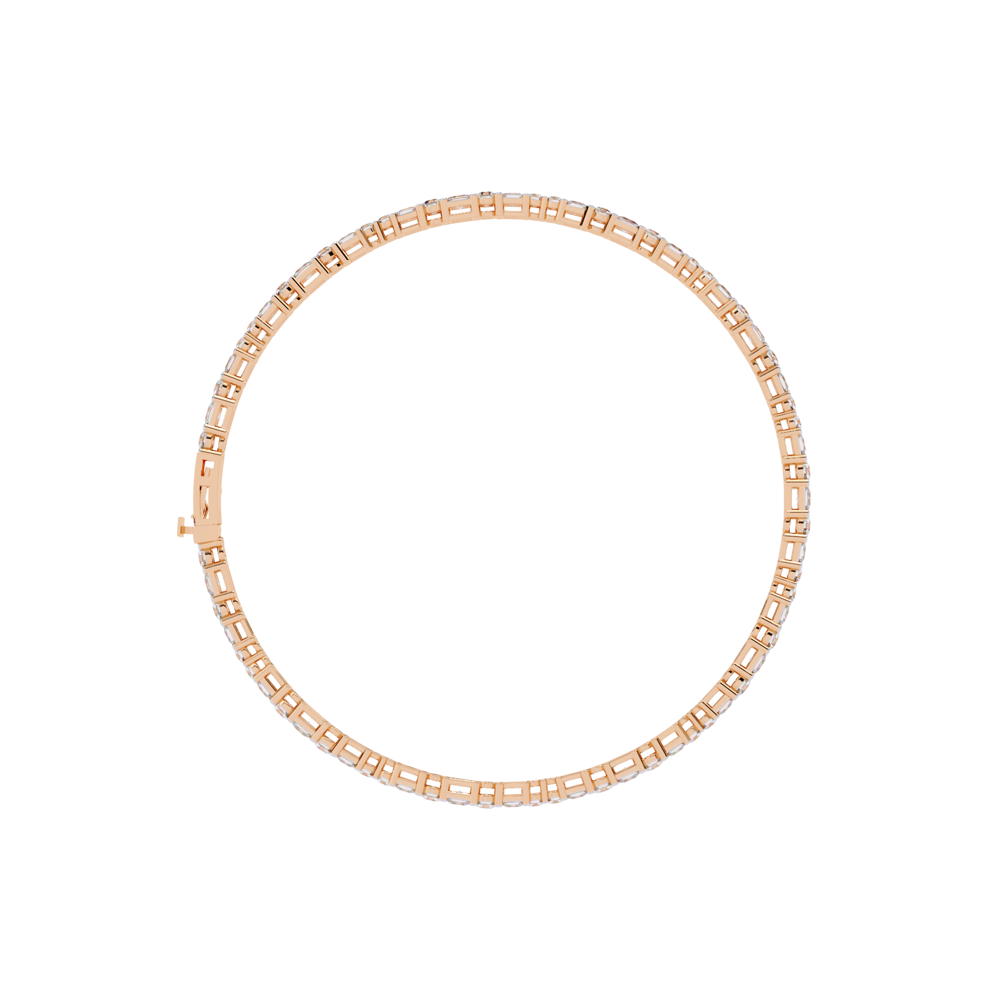 Fabulous  Bracelet With 18k Gold  Lab Grown Diamond.