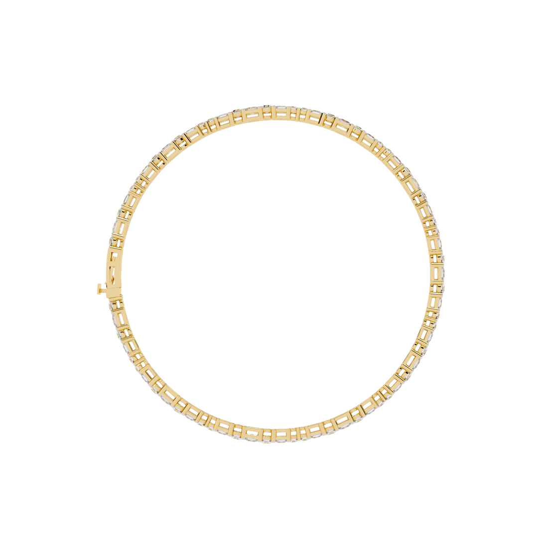 Fabulous  Bracelet With 18k Gold  Lab Grown Diamond.