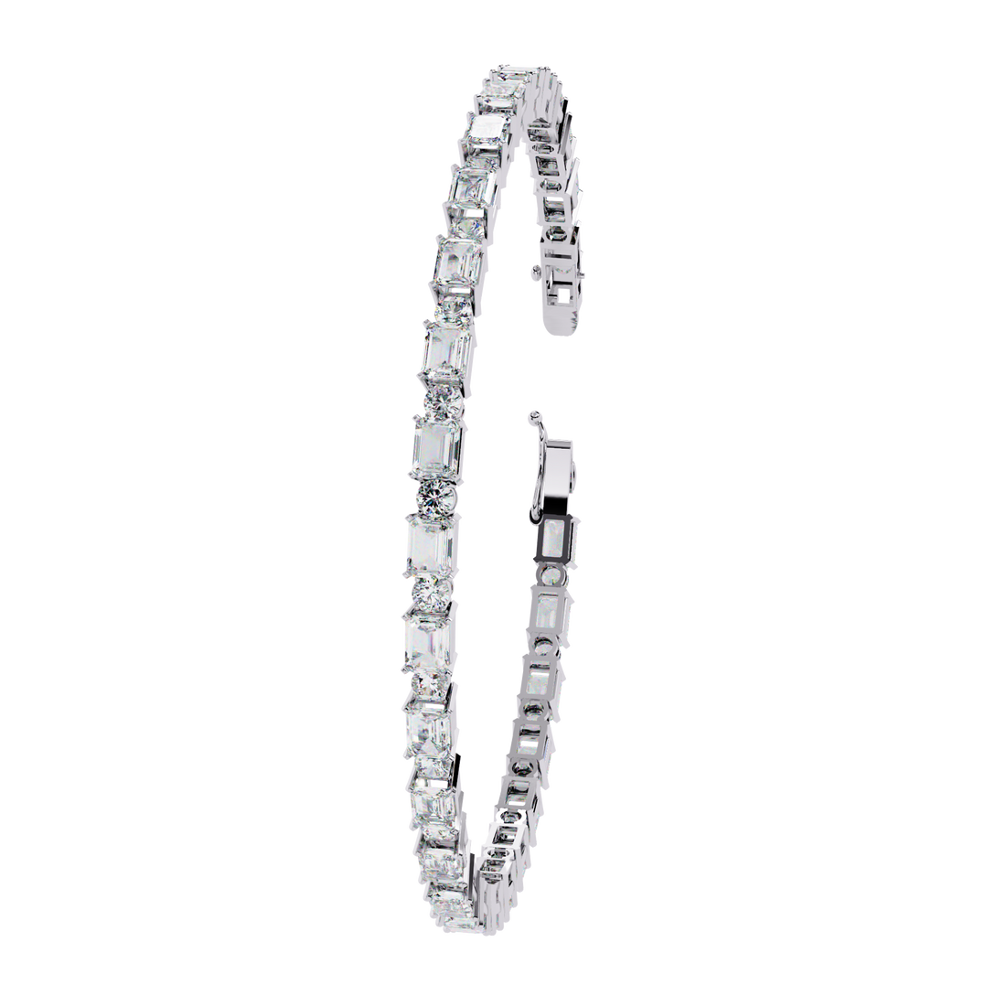 Fabulous  Bracelet With 18k Gold  Lab Grown Diamond.