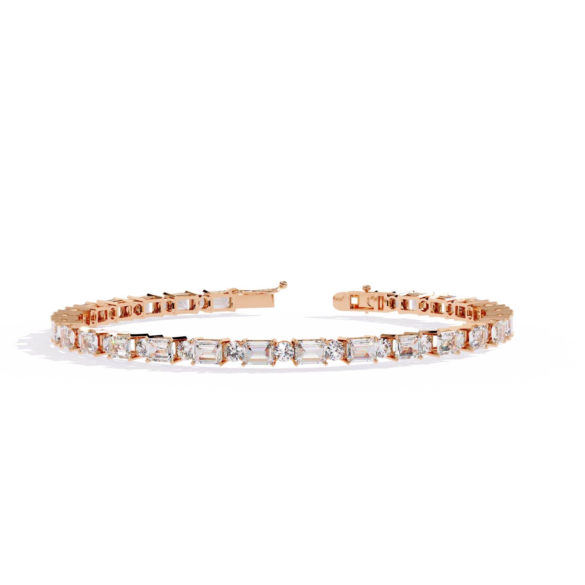 Fabulous  Bracelet With 18k Gold  Lab Grown Diamond.