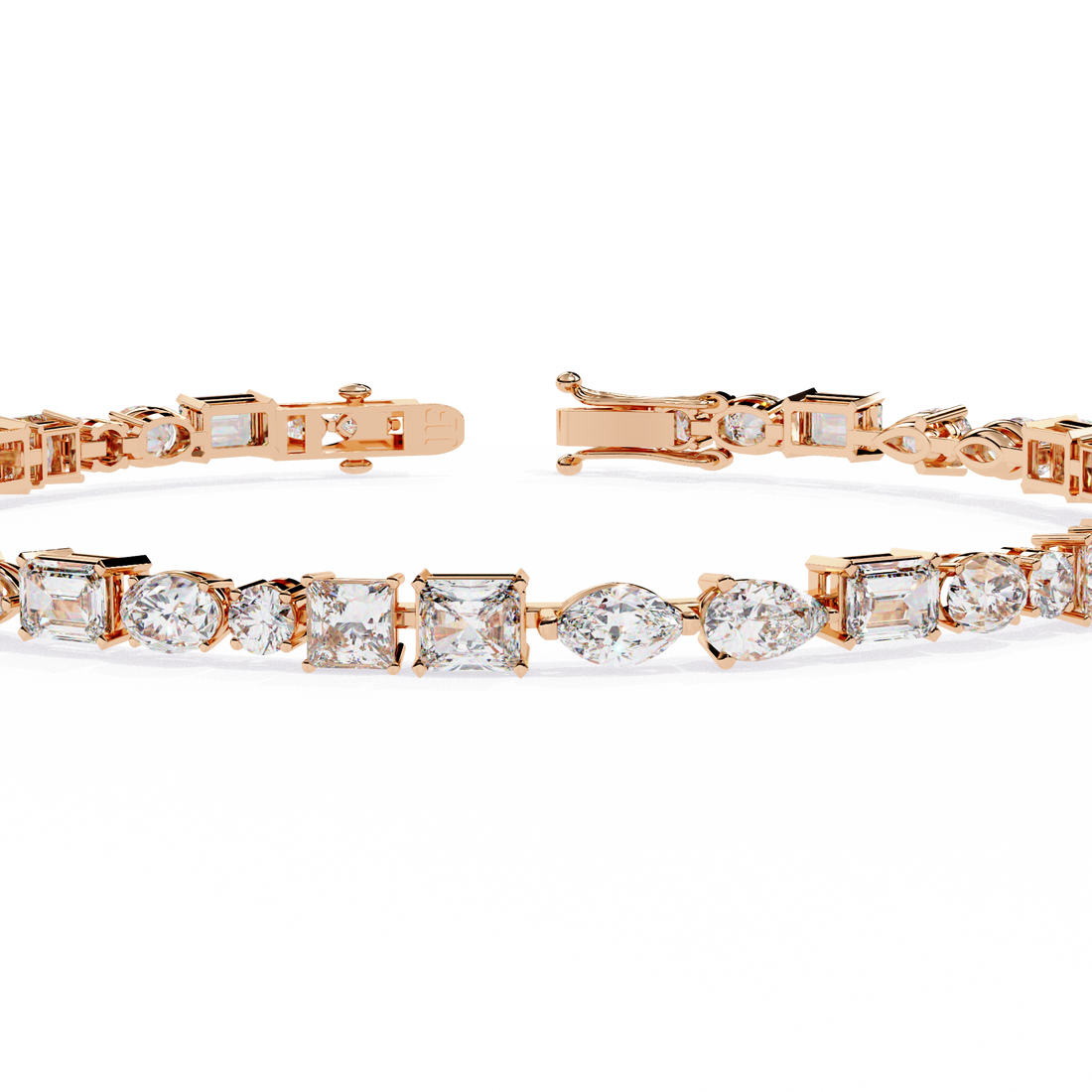 Fabulous  Bracelet With 18k Gold  Lab Grown Diamond.