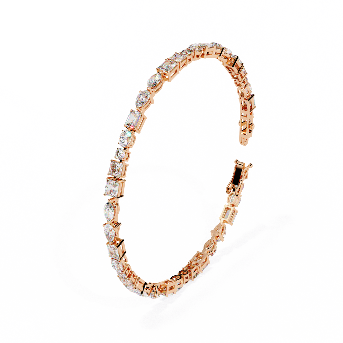 Fabulous  Bracelet With 18k Gold  Lab Grown Diamond.