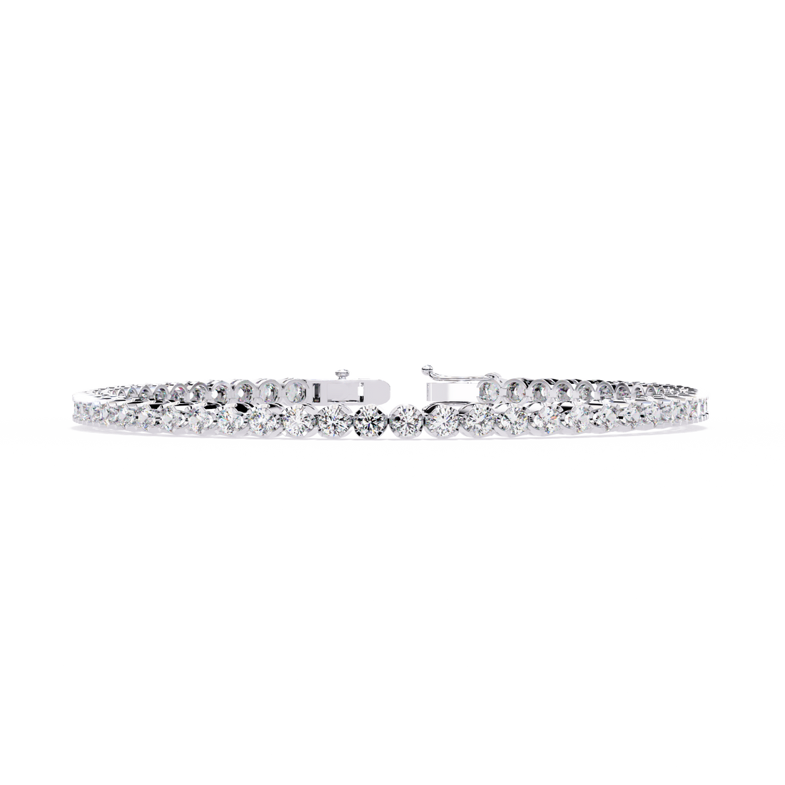 Fabulous  Bracelet With 18k Gold  Lab Grown Diamond.