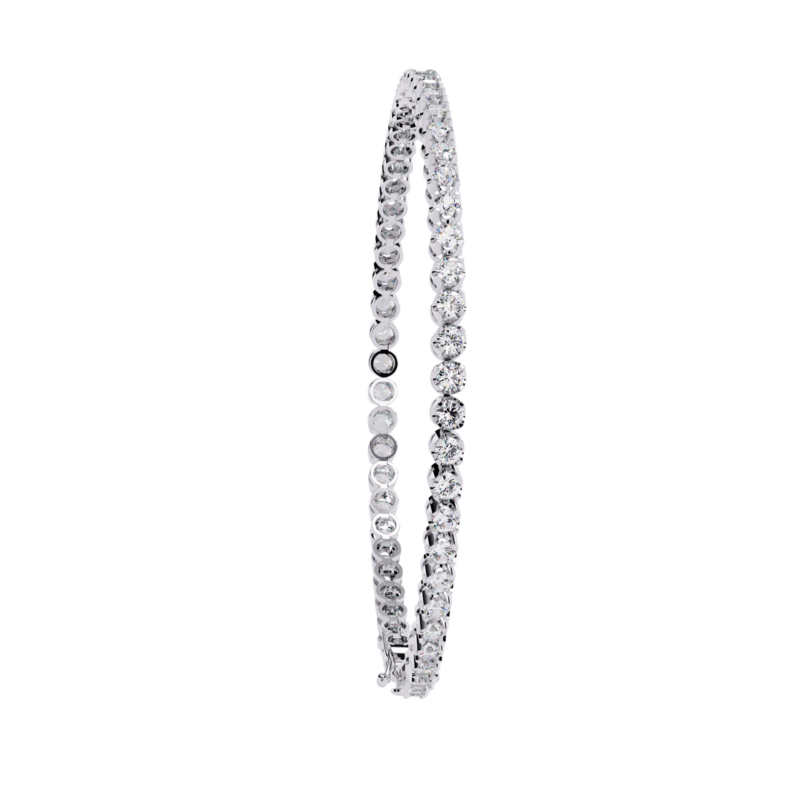 Fabulous  Bracelet With 18k Gold  Lab Grown Diamond.