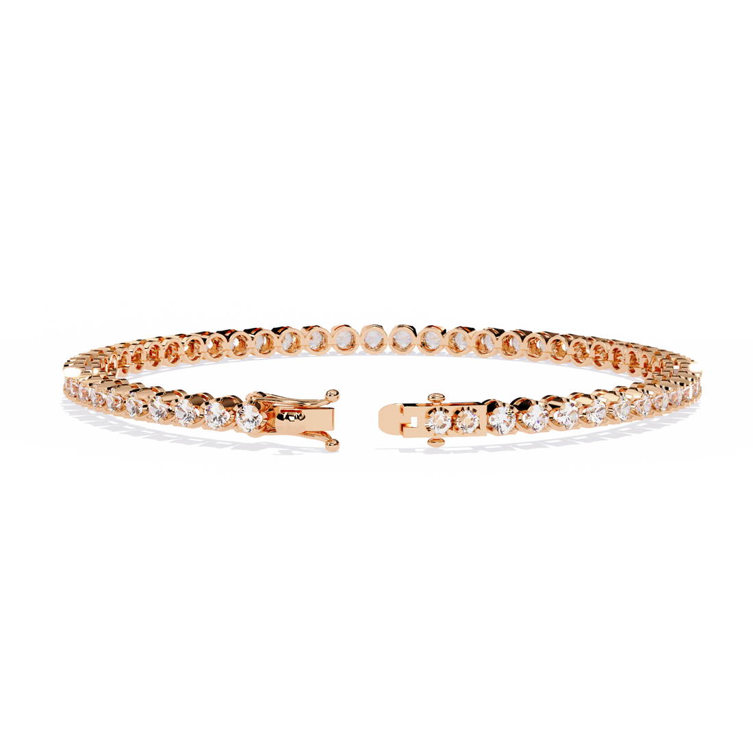 Fabulous  Bracelet With 18k Gold  Lab Grown Diamond.