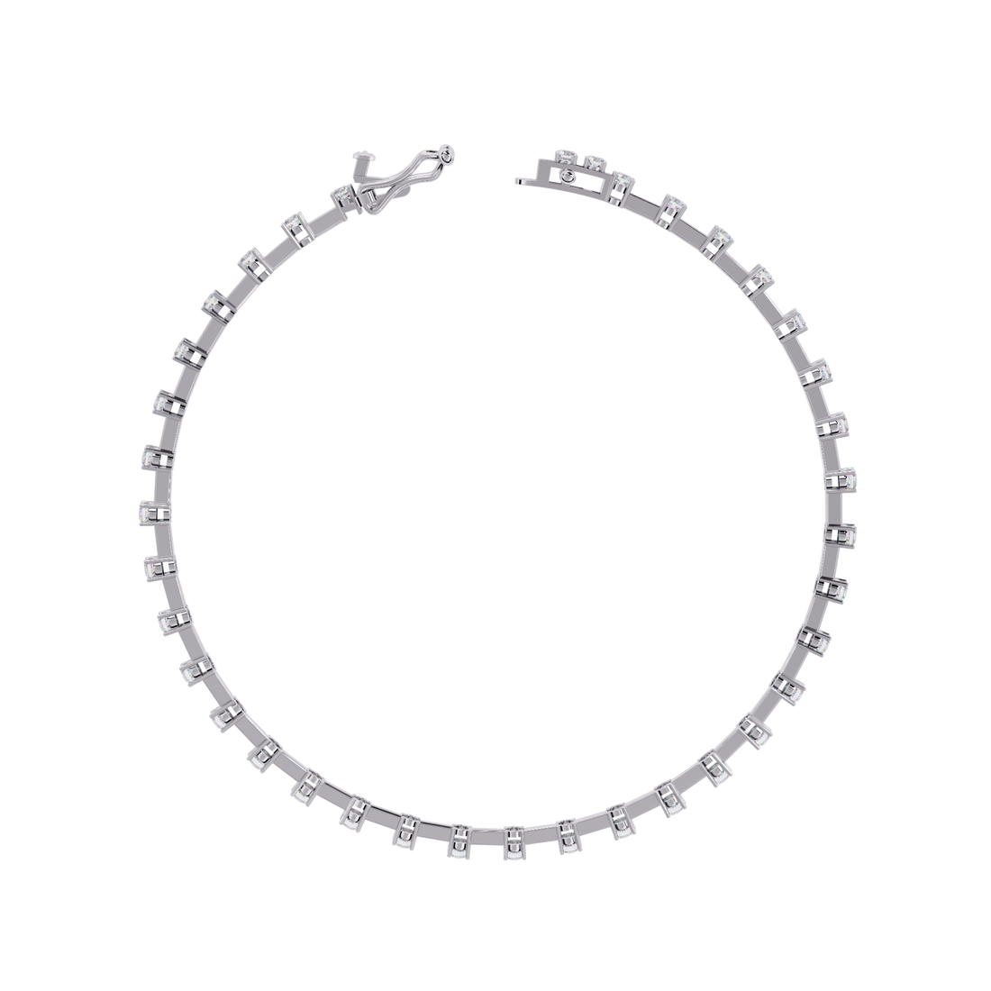 Fabulous  Bracelet With 18k Gold  Lab Grown Diamond.