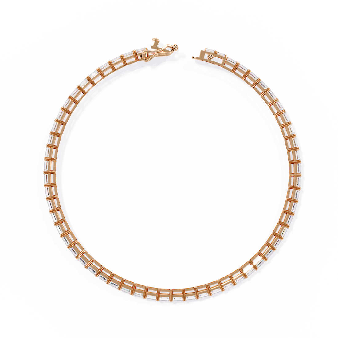 Fabulous  Bracelet With 18k Gold  Lab Grown Diamond.