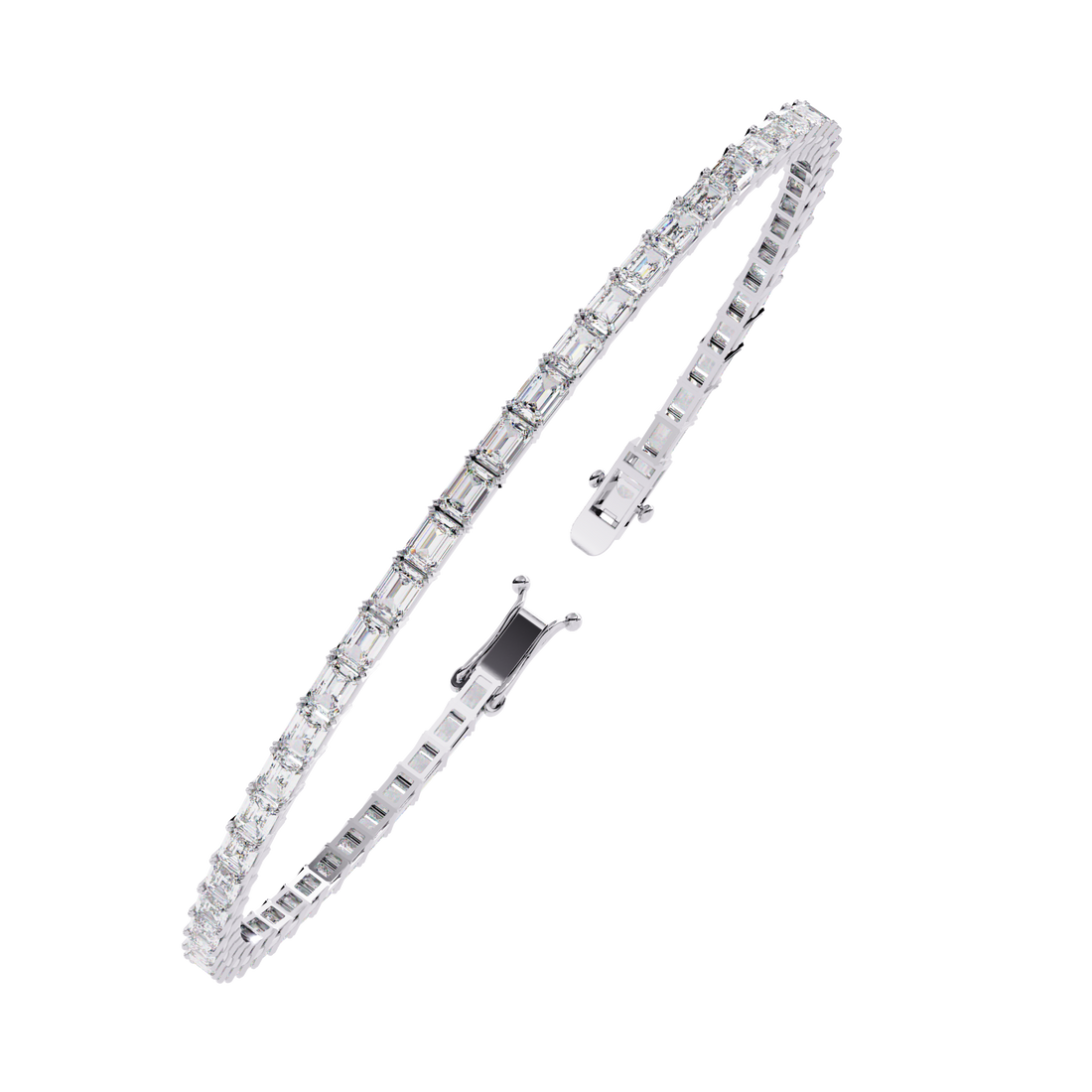 Fabulous  Bracelet With 18k Gold  Lab Grown Diamond.