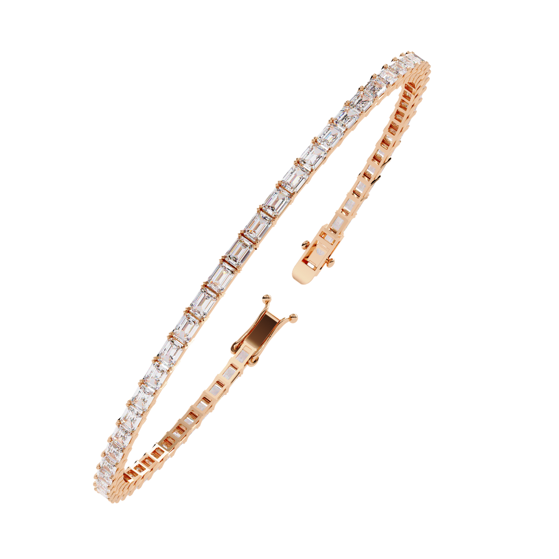 Fabulous  Bracelet With 18k Gold  Lab Grown Diamond.