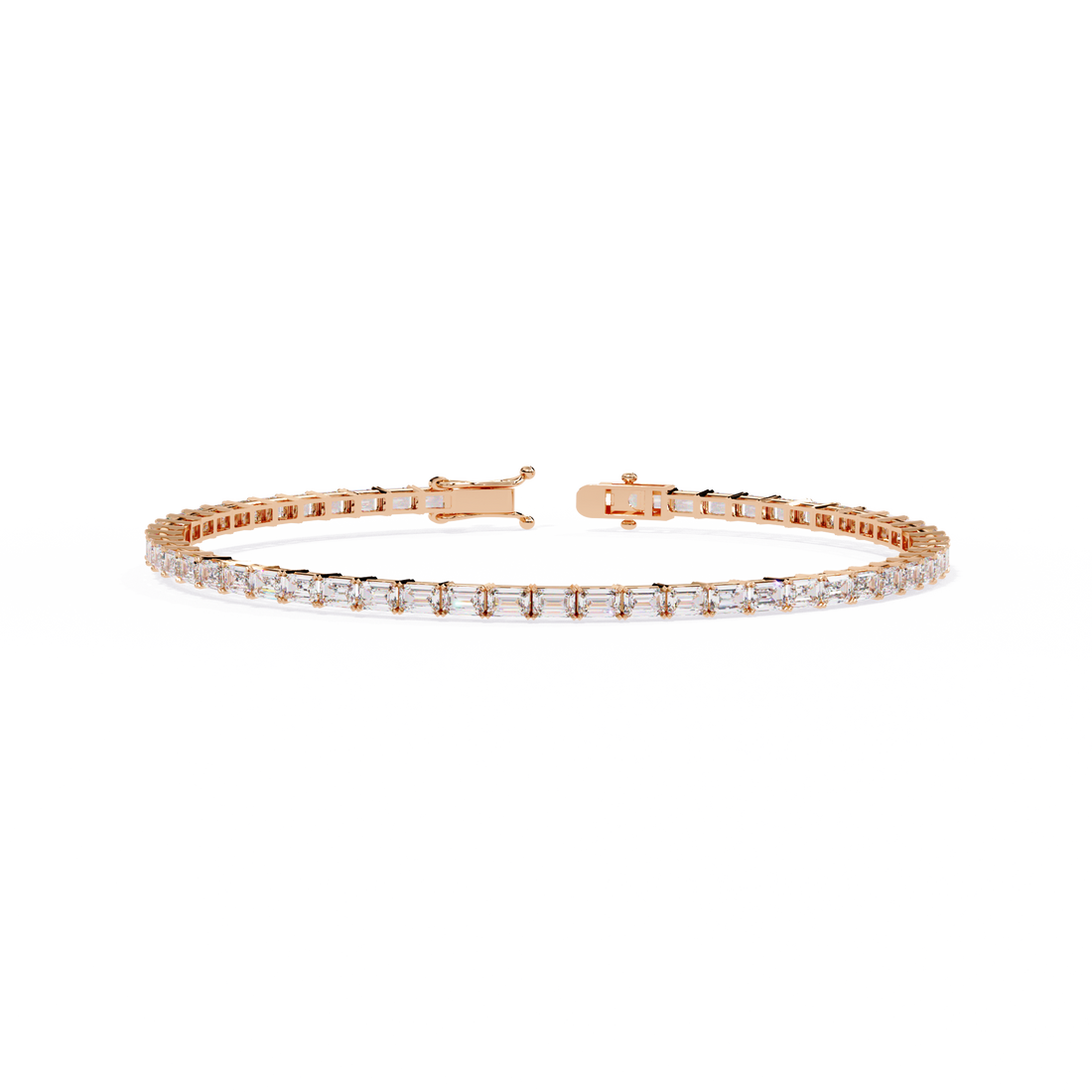 Fabulous  Bracelet With 18k Gold  Lab Grown Diamond.