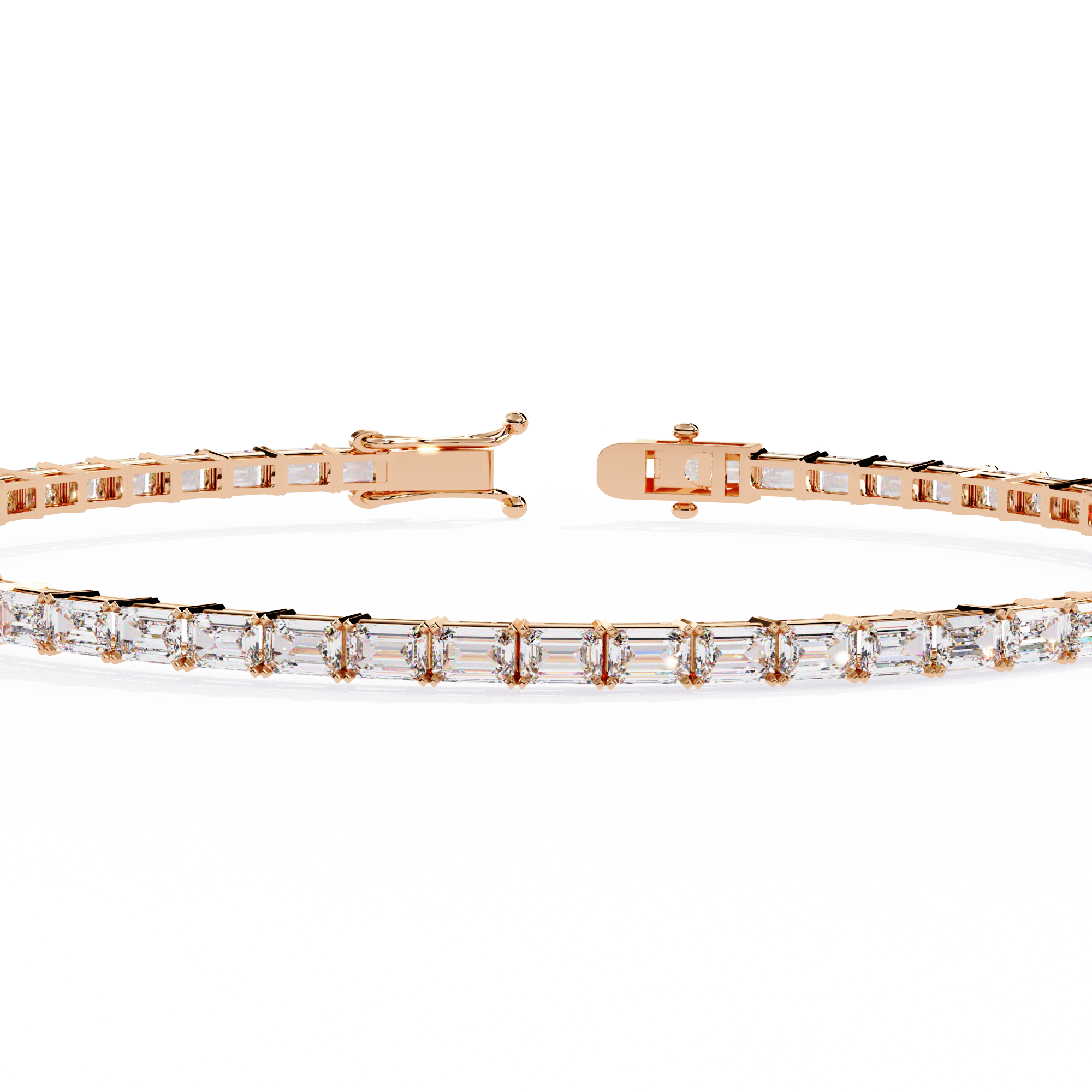Fabulous  Bracelet With 18k Gold  Lab Grown Diamond.