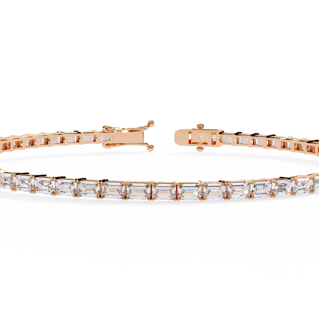 Fabulous  Bracelet With 18k Gold  Lab Grown Diamond.