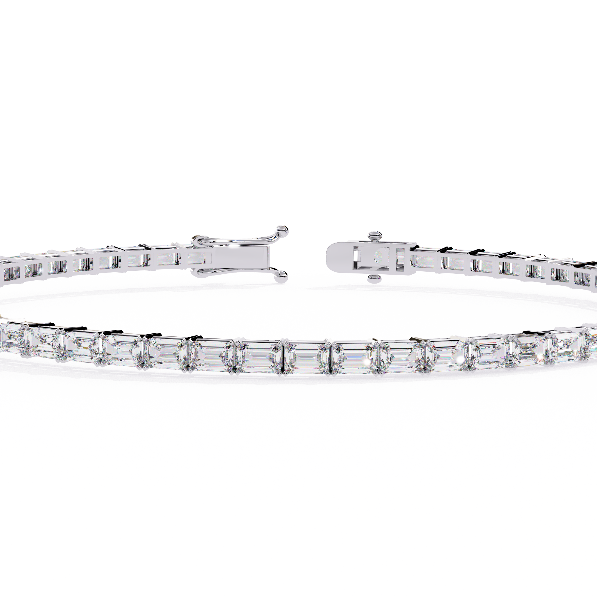Fabulous  Bracelet With 18k Gold  Lab Grown Diamond.