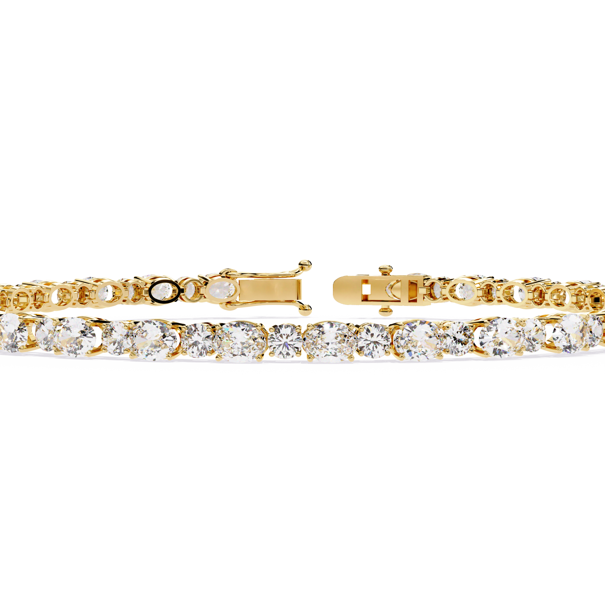 Fabulous  Bracelet With 18k Gold  Lab Grown Diamond.