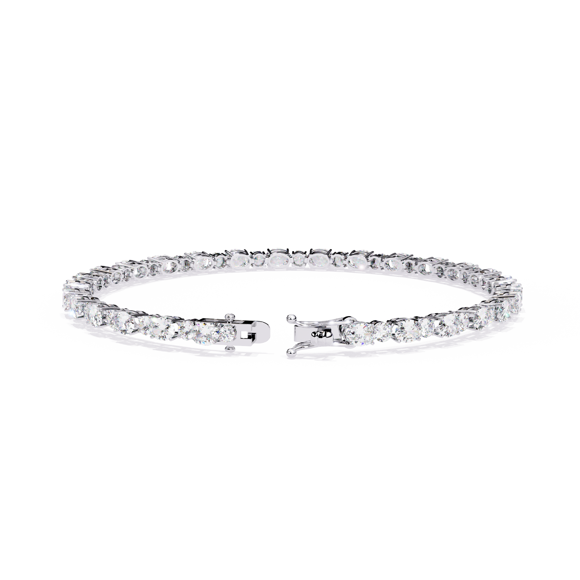 Fabulous  Bracelet With 18k Gold  Lab Grown Diamond.