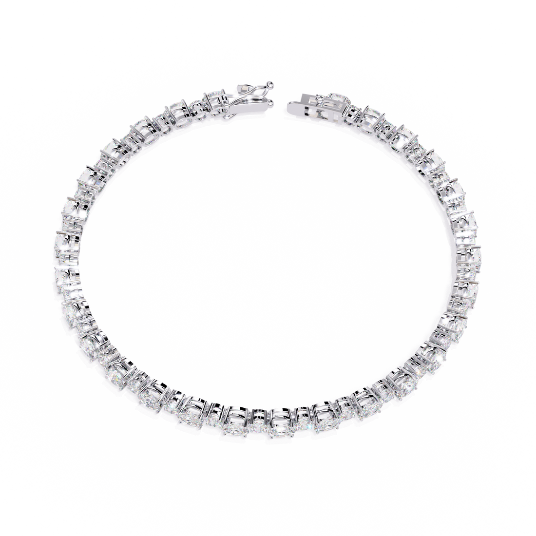 Fabulous  Bracelet With 18k Gold  Lab Grown Diamond.