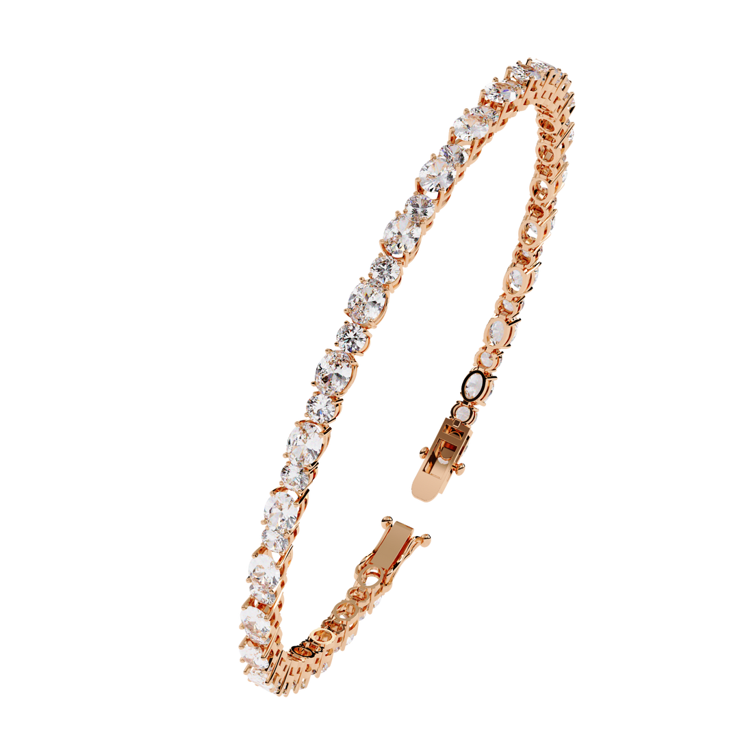 Fabulous  Bracelet With 18k Gold  Lab Grown Diamond.