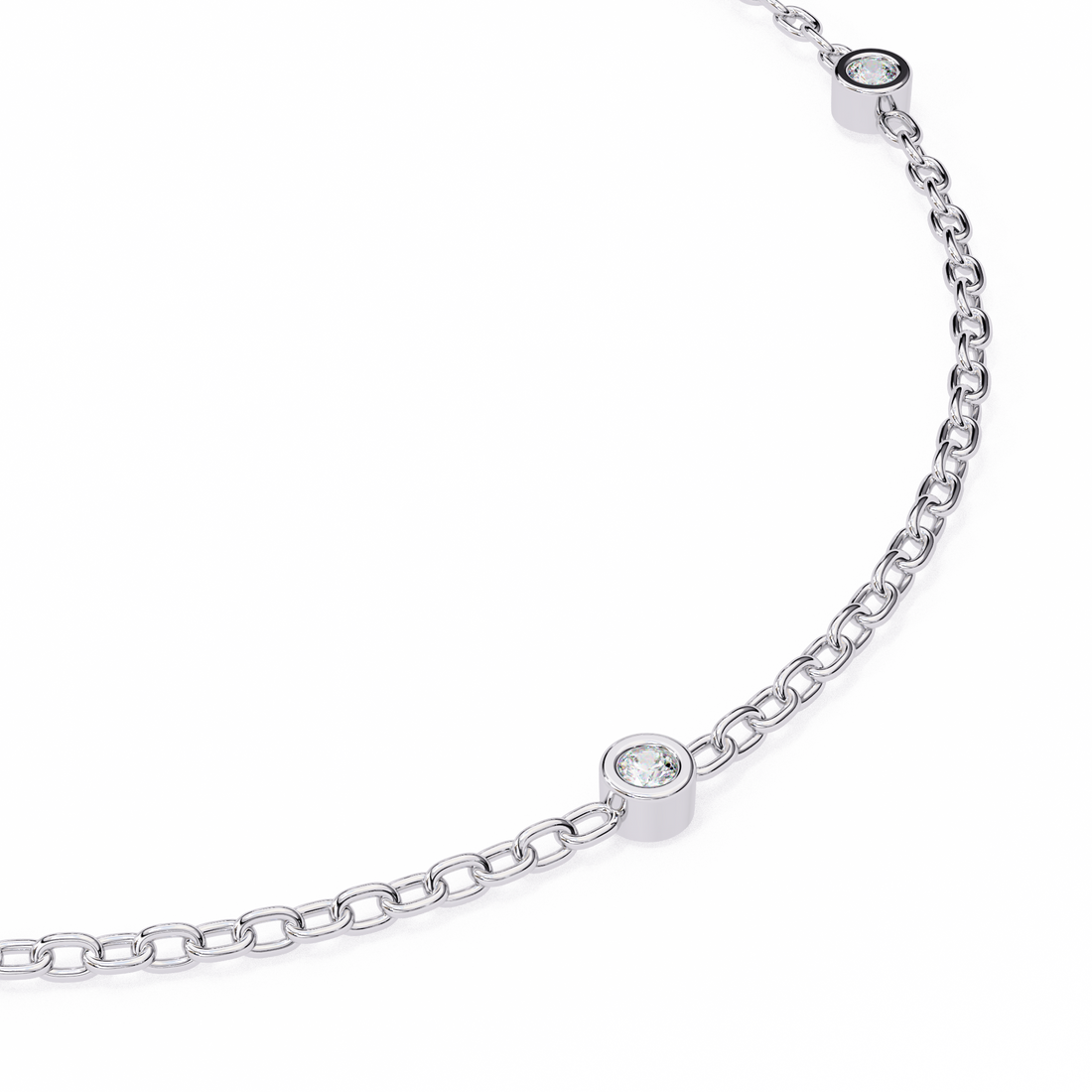 Fabulous  Bracelet With 18k Gold  Lab Grown Diamond.