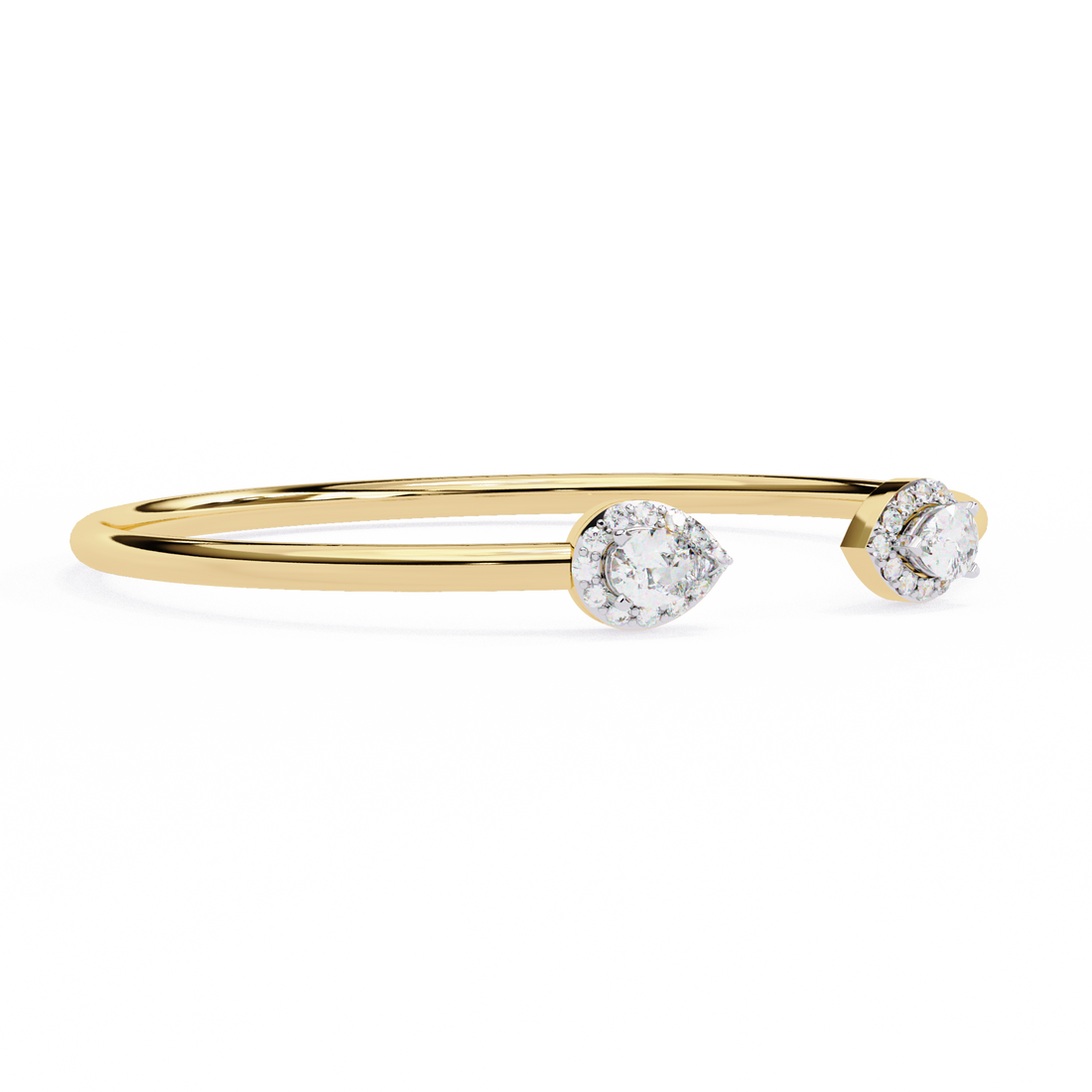 Fabulous  Bracelet With 18k Gold  Lab Grown Diamond.