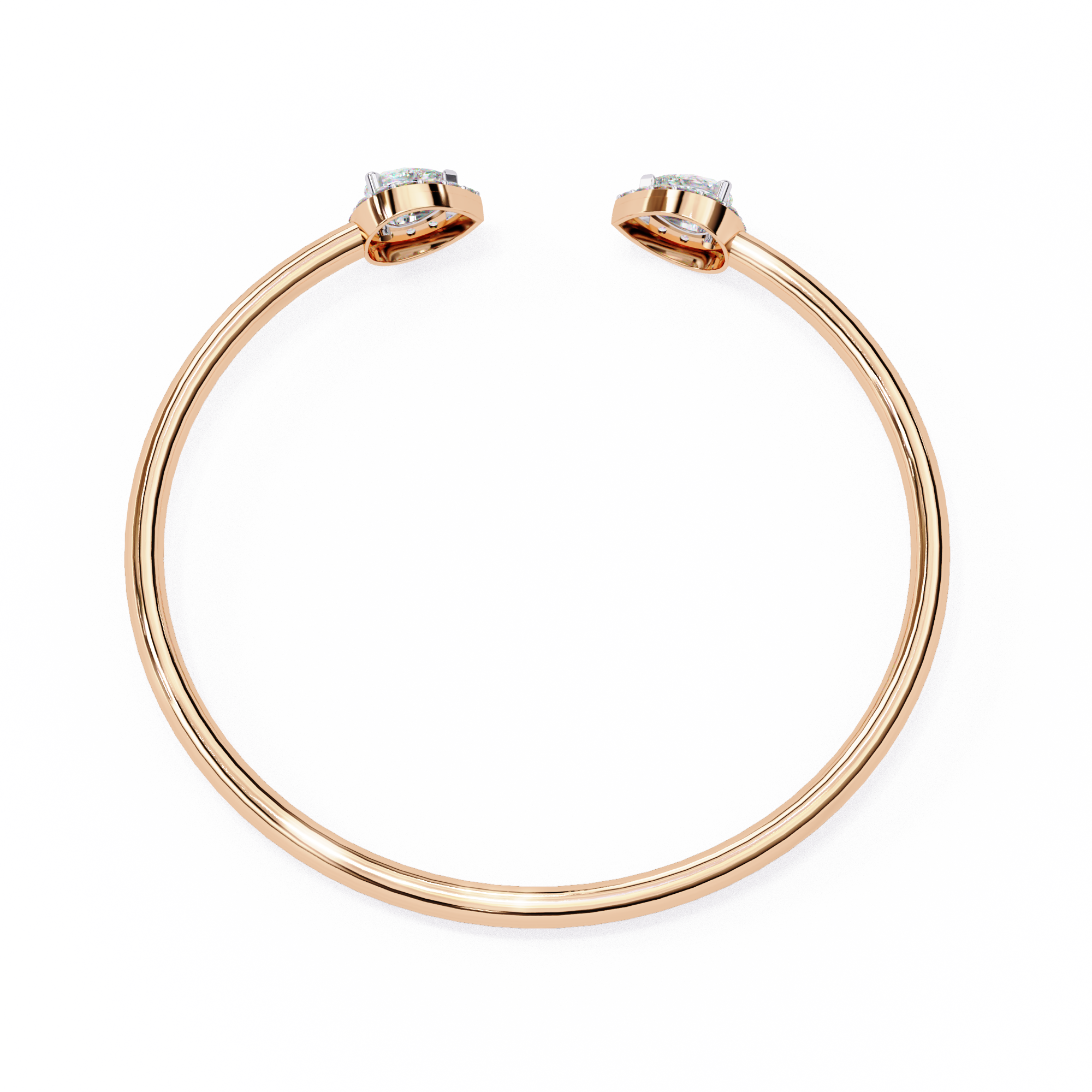 Fabulous  Bracelet With 18k Gold  Lab Grown Diamond.