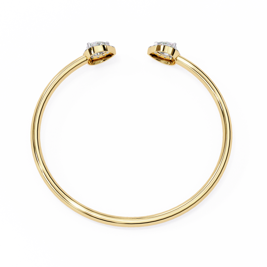 Fabulous  Bracelet With 18k Gold  Lab Grown Diamond.