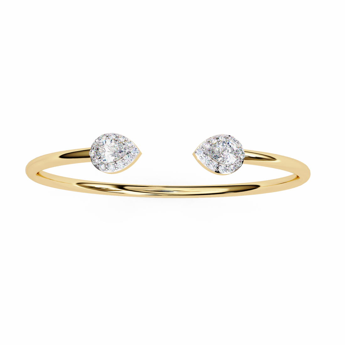Fabulous  Bracelet With 18k Gold  Lab Grown Diamond.