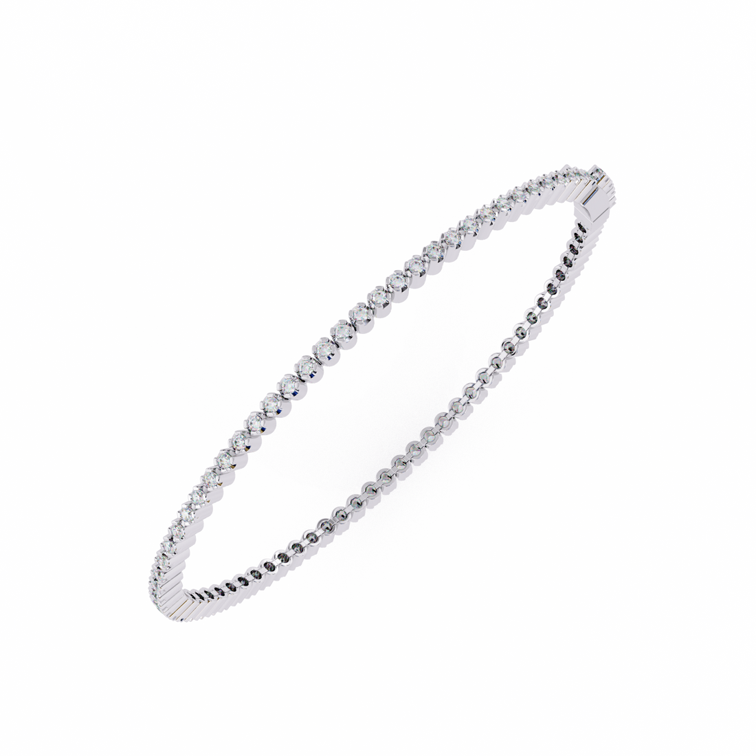 Fabulous  Bracelet With 18k Gold  Lab Grown Diamond.