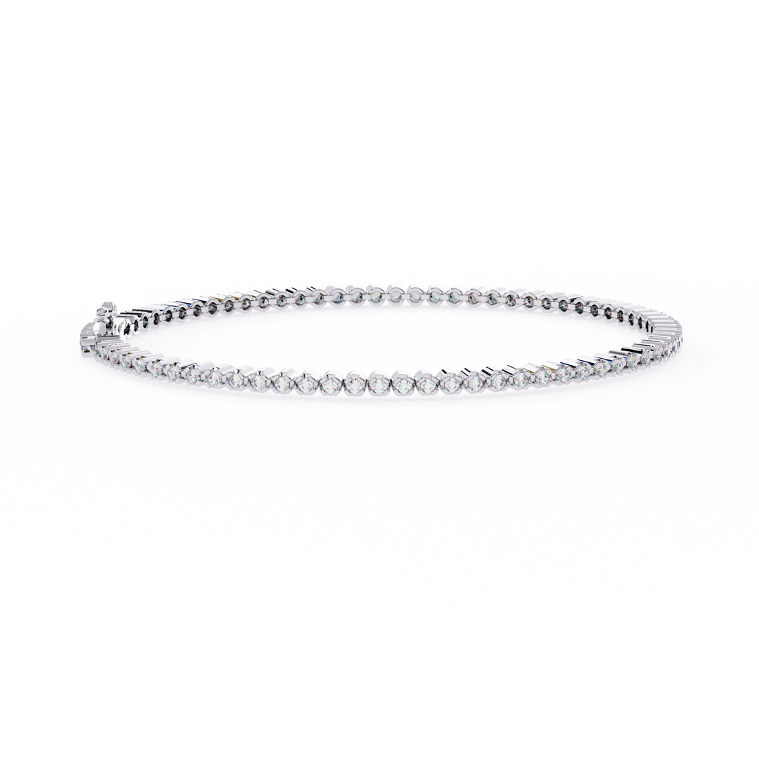 Fabulous  Bracelet With 18k Gold  Lab Grown Diamond.