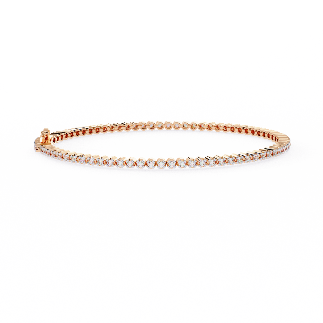 Fabulous  Bracelet With 18k Gold  Lab Grown Diamond.