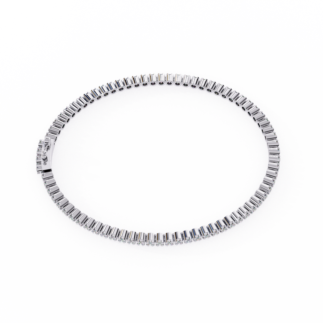 Fabulous  Bracelet With 18k Gold  Lab Grown Diamond.