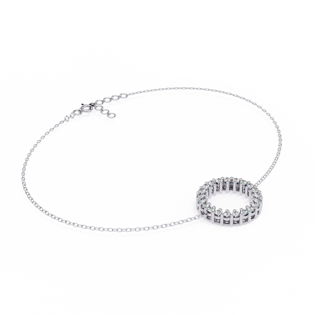 Fabulous  Bracelet With 18k Gold  Lab Grown Diamond.
