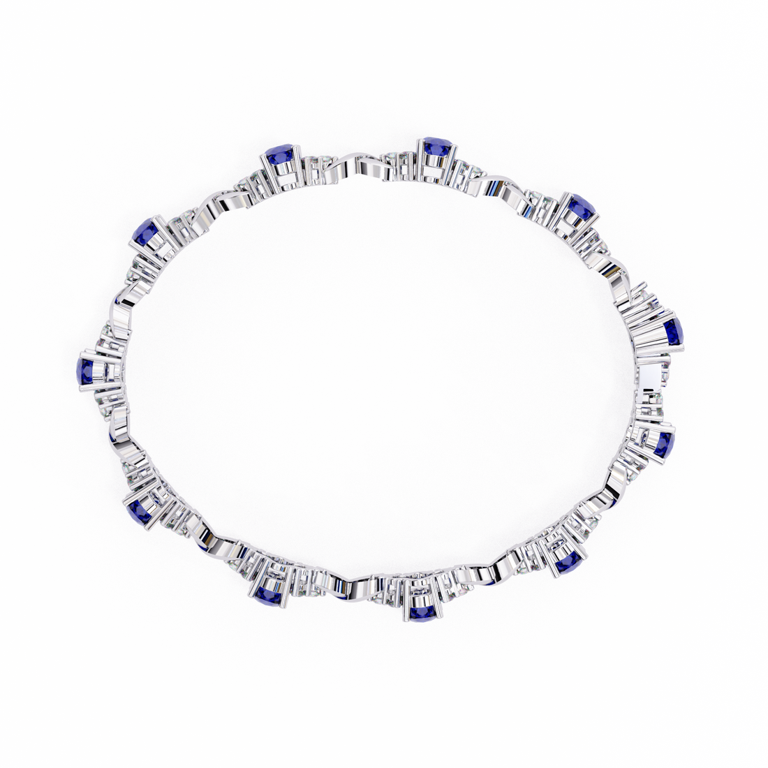 Fabulous  Bracelet With 18k Gold  Lab Grown Diamond.
