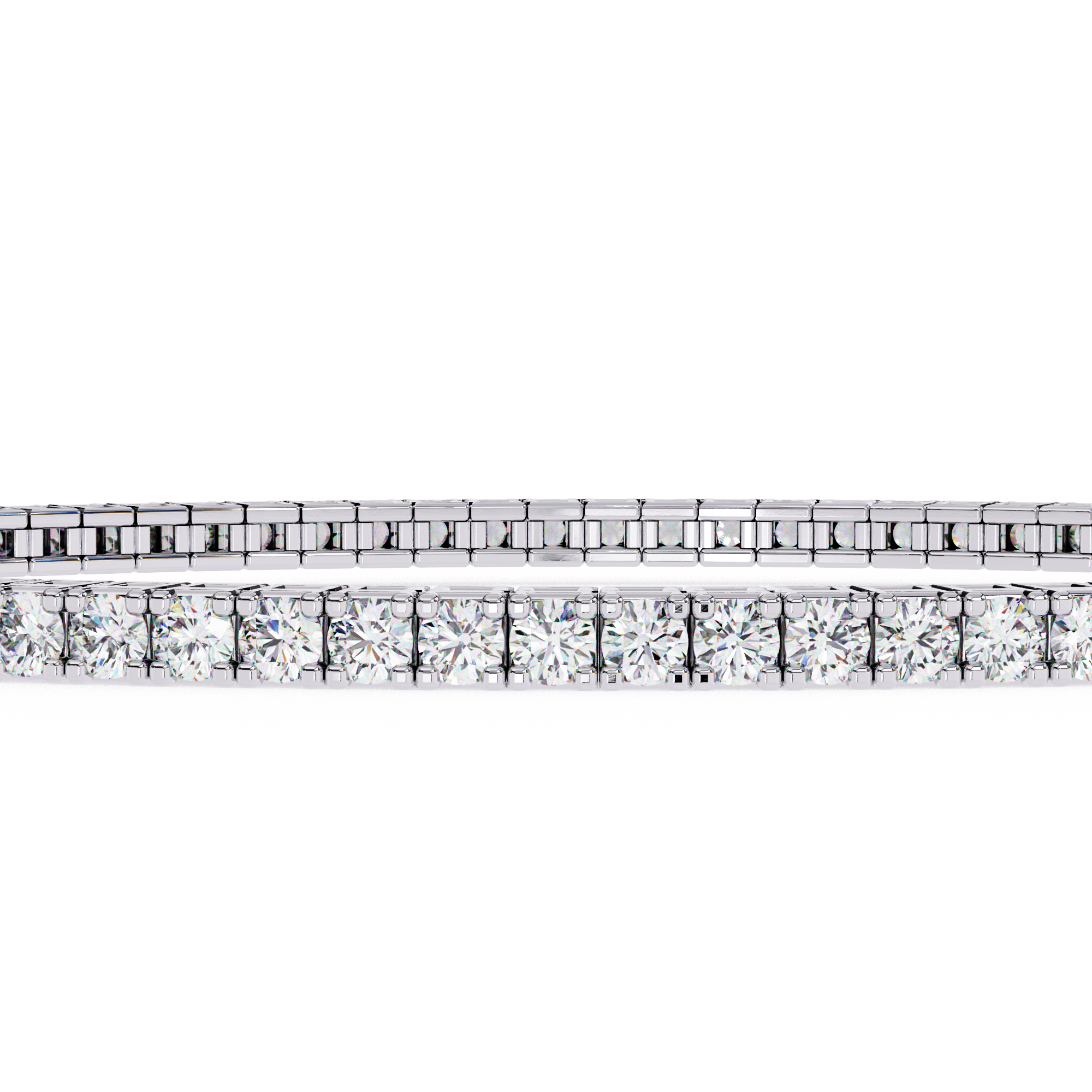 Fabulous  Bracelet With 18k Gold  Lab Grown Diamond.