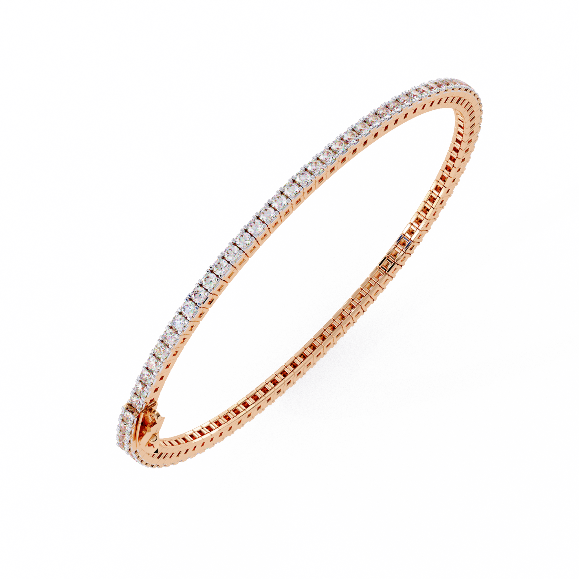 Fabulous  Bracelet With 18k Gold  Lab Grown Diamond.