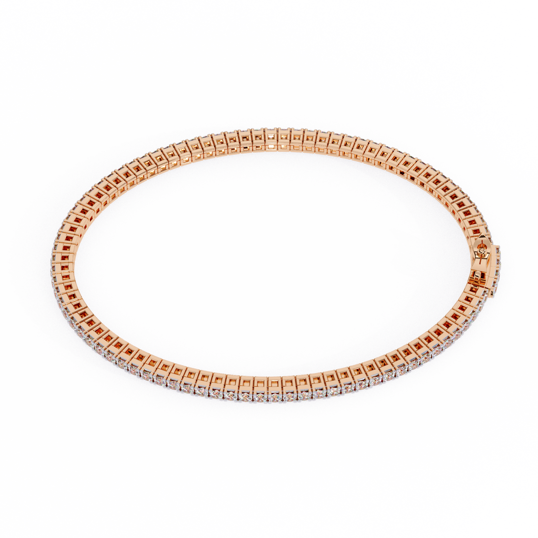 Fabulous  Bracelet With 18k Gold  Lab Grown Diamond.