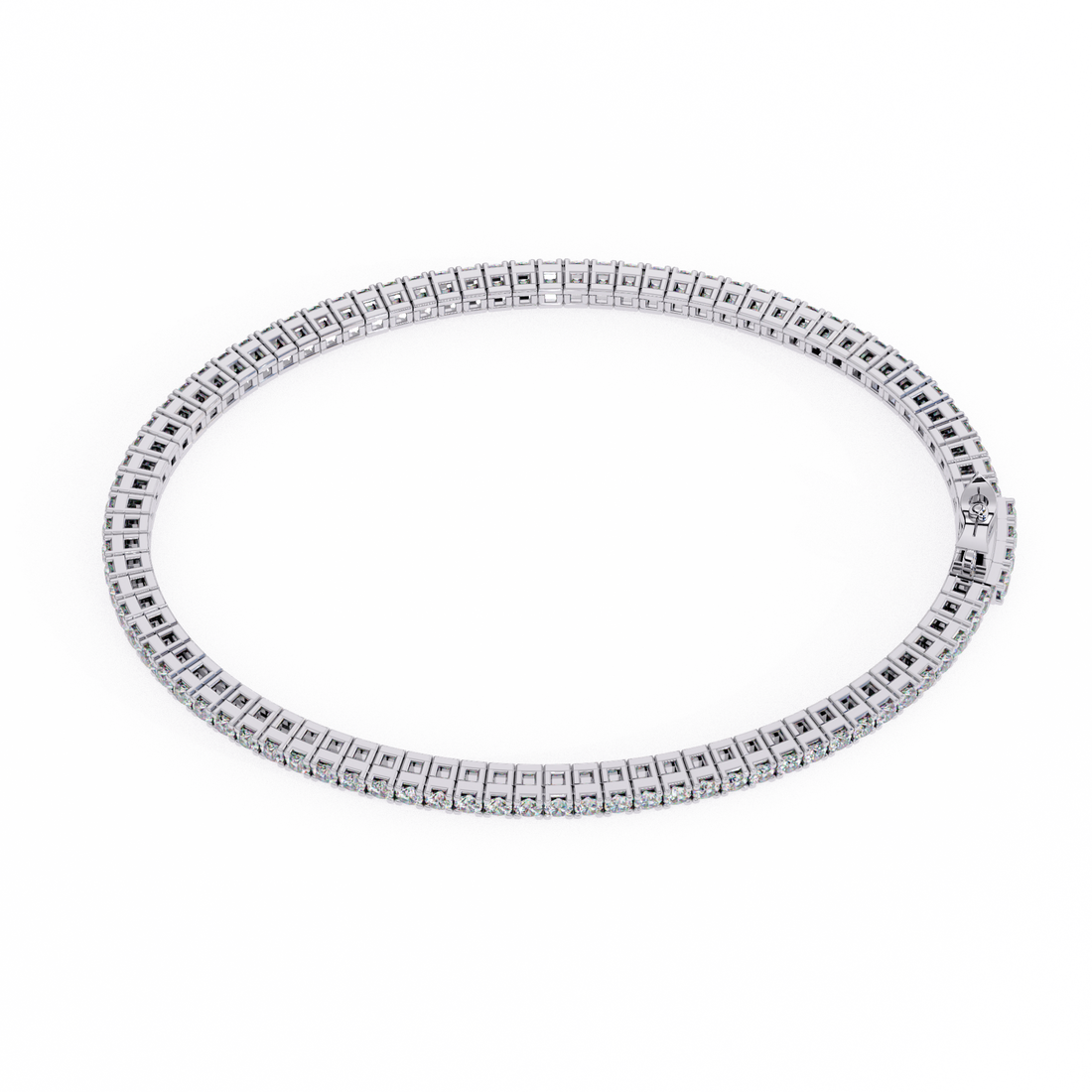 Fabulous  Bracelet With 18k Gold  Lab Grown Diamond.
