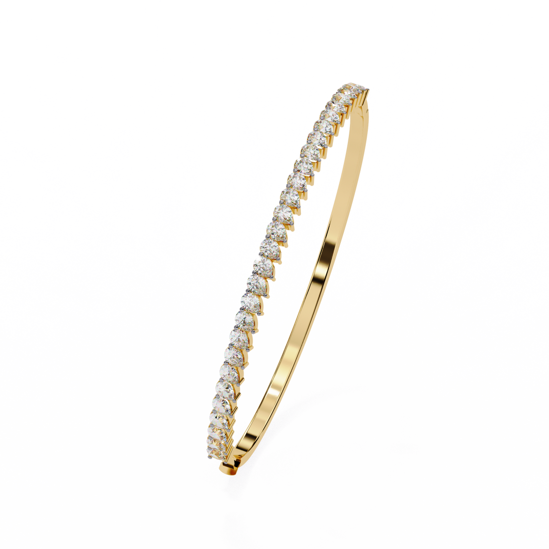 Fabulous  Bracelet With 18k Gold  Lab Grown Diamond.