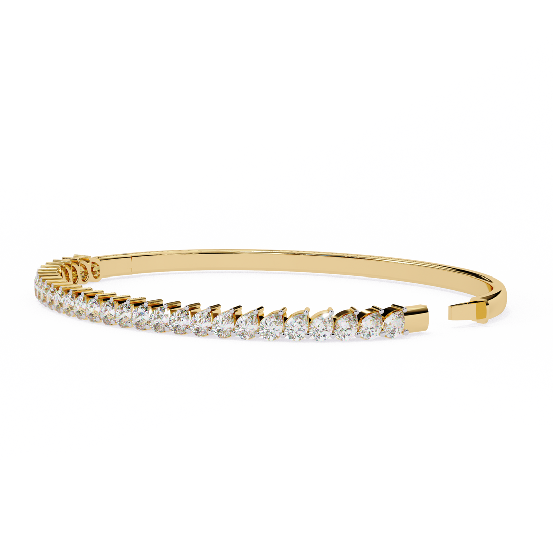 Fabulous  Bracelet With 18k Gold  Lab Grown Diamond.