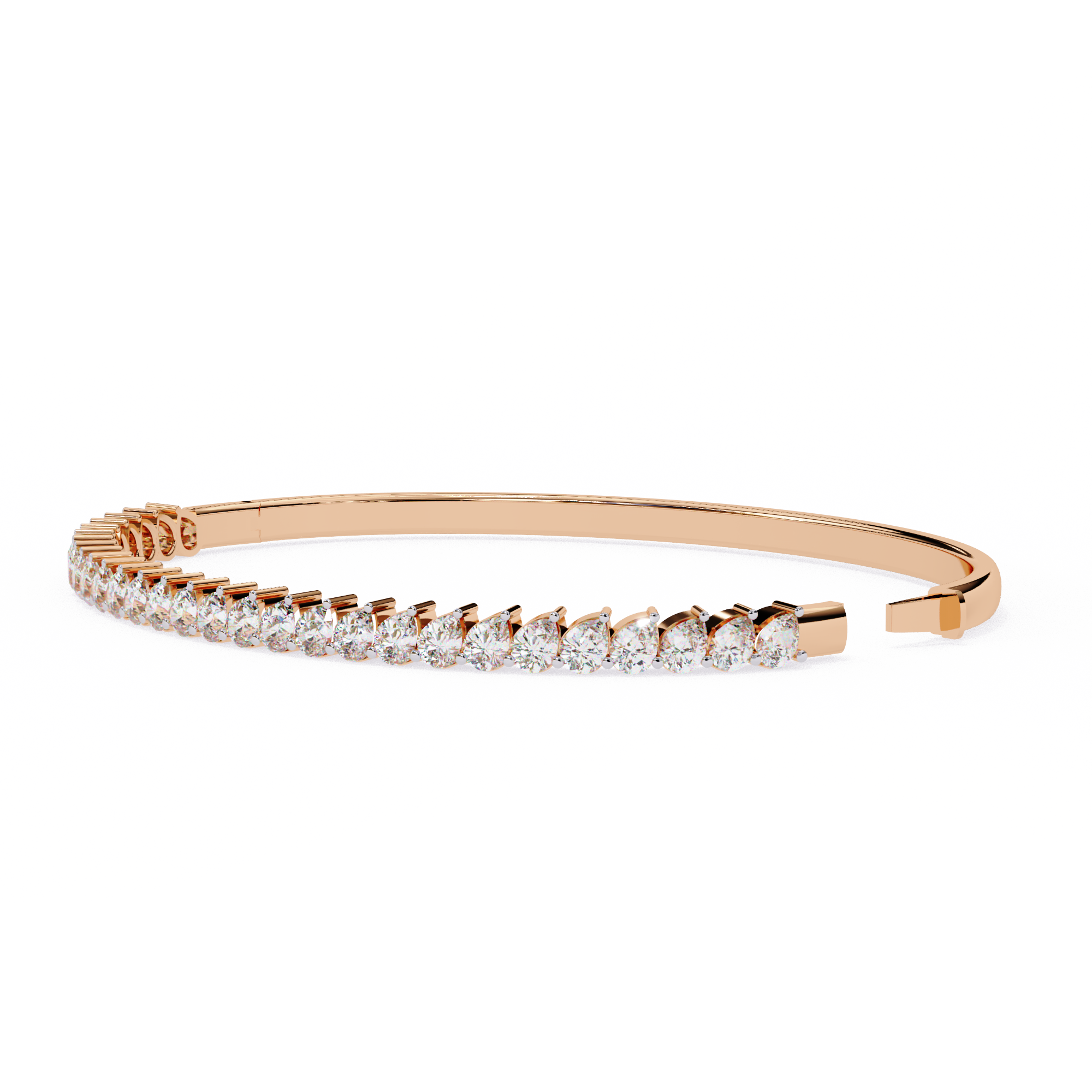 Fabulous  Bracelet With 18k Gold  Lab Grown Diamond.