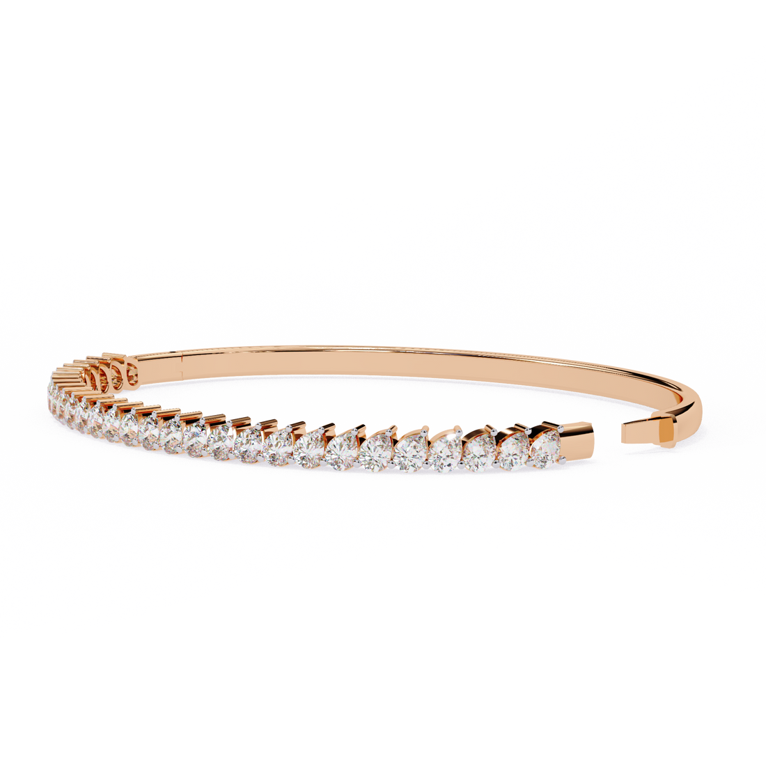 Fabulous  Bracelet With 18k Gold  Lab Grown Diamond.