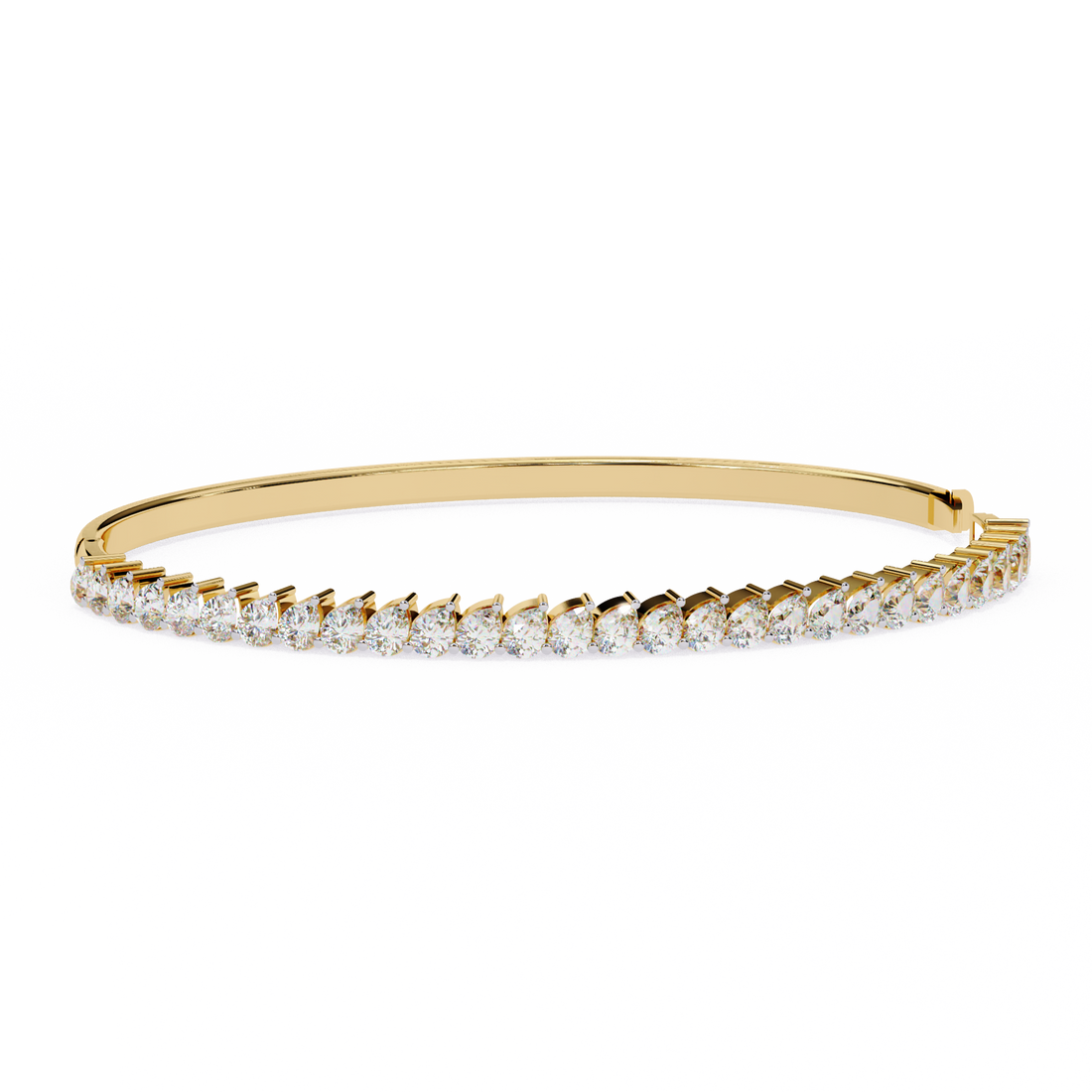 Fabulous  Bracelet With 18k Gold  Lab Grown Diamond.