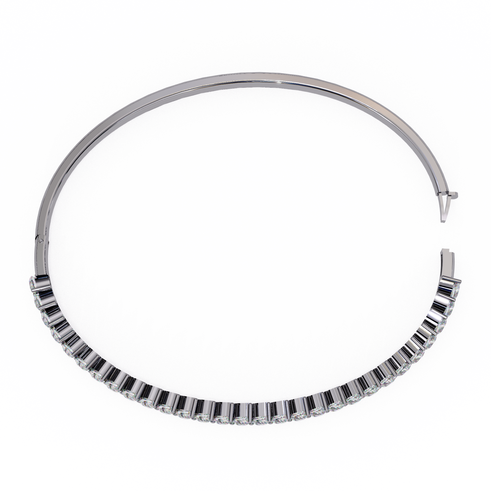 Fabulous  Bracelet With 18k Gold  Lab Grown Diamond.