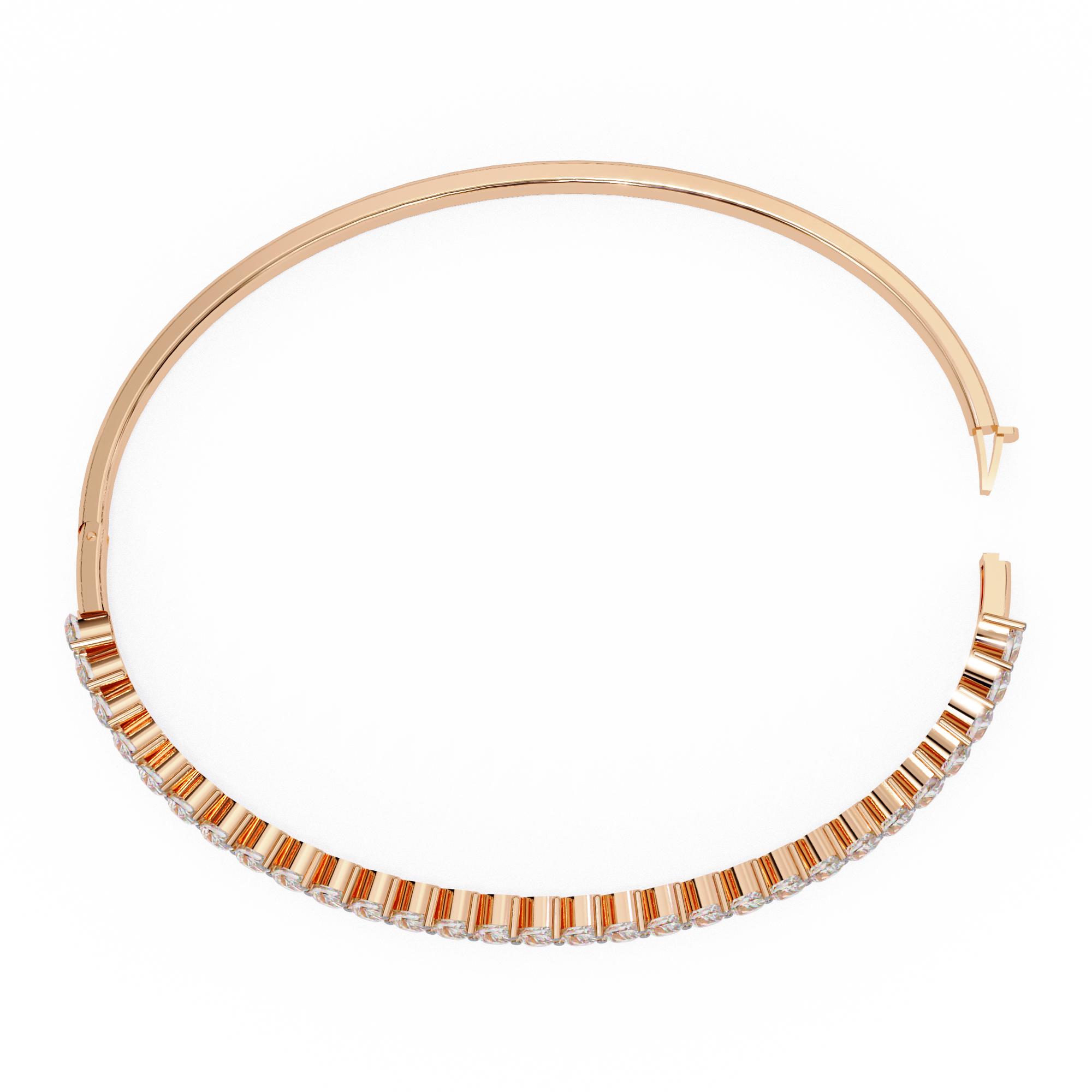 Fabulous  Bracelet With 18k Gold  Lab Grown Diamond.